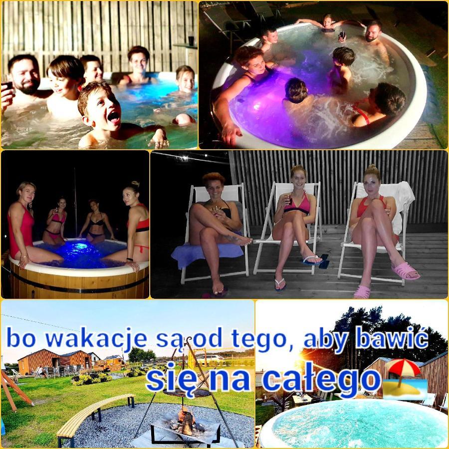 Domek wakacyjny, nad morzem z balią, Lawendowe Wzgórze, Karwienskie Bloto Exterior foto